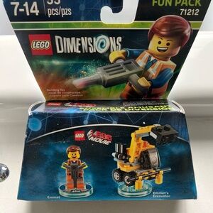 LEGO Dimensions Emmet and Excavator Set NEW